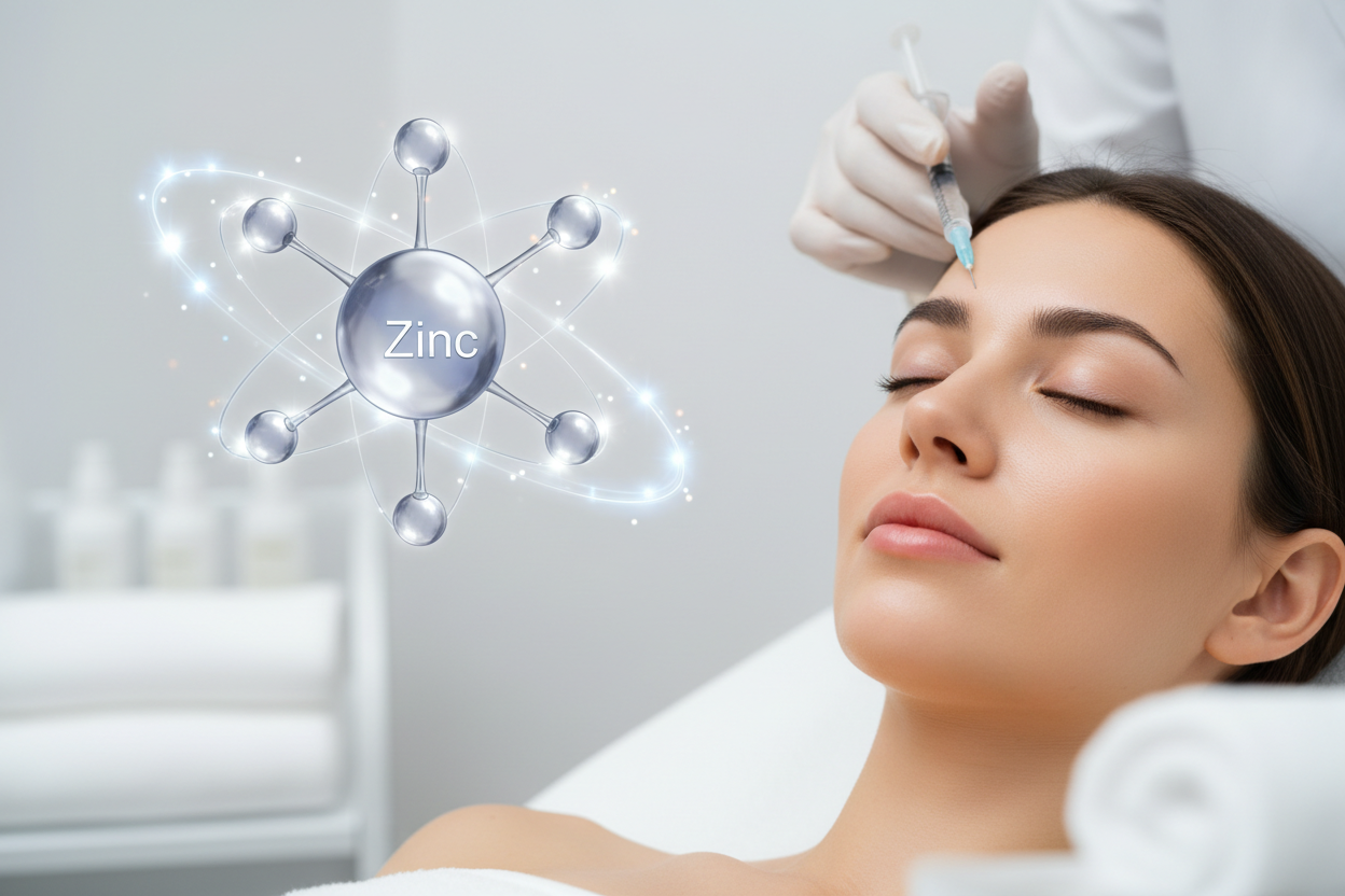 Zinc y bótox: cómo funciona en el cuerpo y por qué puede influir en la duración del tratamiento