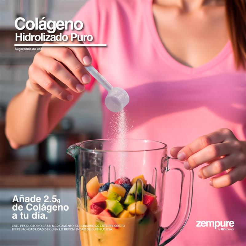 Colageno Hidrolizado - 150 gr de Péptidos Bioactivos - Zempure