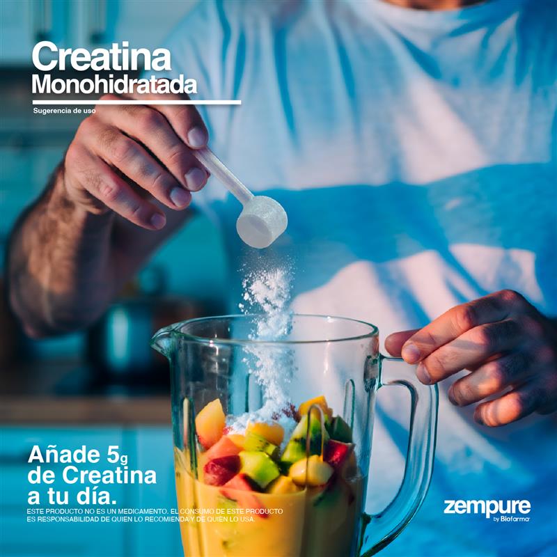 Creatina Monohidratada - Bolsa de 500 gr - Zempure